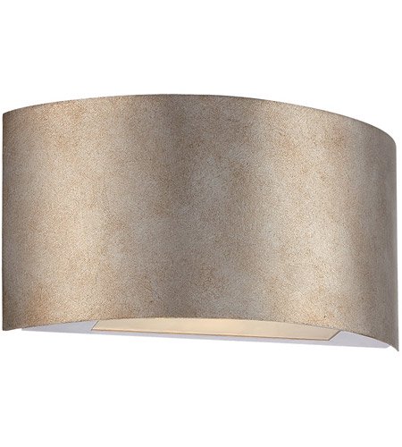 【Modern Forms】アメリカ・デザイン照明 ウォールライト「Vermeil」 LED  シルバーリーフ（W254×D76×H127mm）