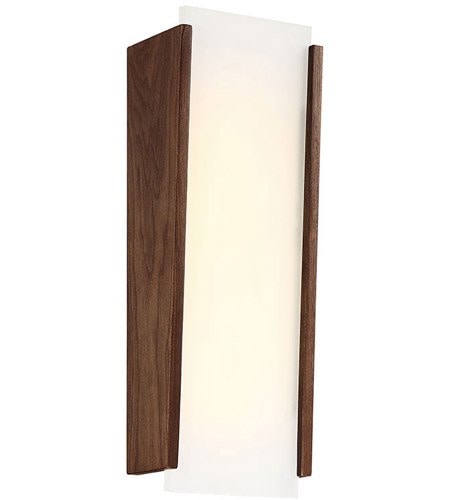 【Modern Forms】アメリカ・デザイン照明 ウォールライト「Elysia」 LED  ダークウォールナット（W152×D101×H431mm）