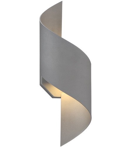 【Modern Forms】アメリカ・ デザイン照明 屋外用 ウォールランプ「Helix」 LED  グラファイト（W152×D114×H431mm）