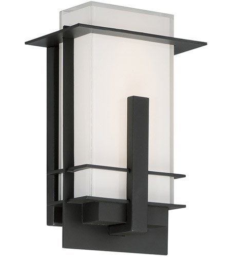 【Modern Forms】アメリカ・ デザイン照明 屋外用 ウォールランプ「Kyoto」 LED  ブロンズ（W165×D101×H254mm）