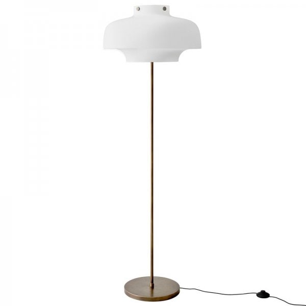 【&Tradition】デンマーク・北欧デザイン照明「Copenhagen SC14 floor lamp」フロアランプ オパール-ブロンズ(Φ500×H1500mm)