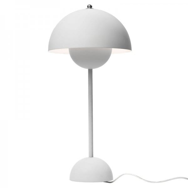 【&Tradition】デンマーク・北欧デザイン照明「Flowerpot VP3 table lamp」テーブルランプ マットライトグレー(Φ230×H500mm)