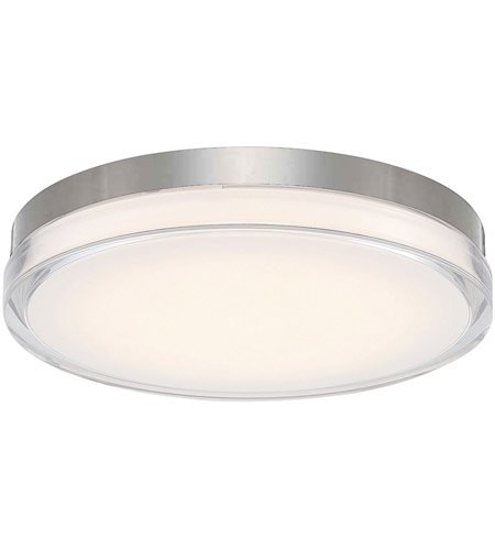 【Modern Forms】アメリカ・デザイン照明シーリングライト「Pi」 LED ステンレススチール（Φ381×H63mm）