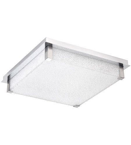 【Modern Forms】アメリカ・デザイン照明シーリングライト「Vodka」 LED クローム（W355×D355×H73mm）