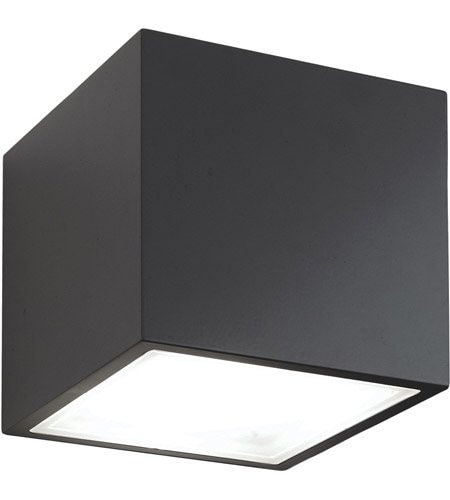 【Modern Forms】アメリカ・デザイン照明シーリングライト「Bloc」 LED ブラック（W139×D114×H83mm）