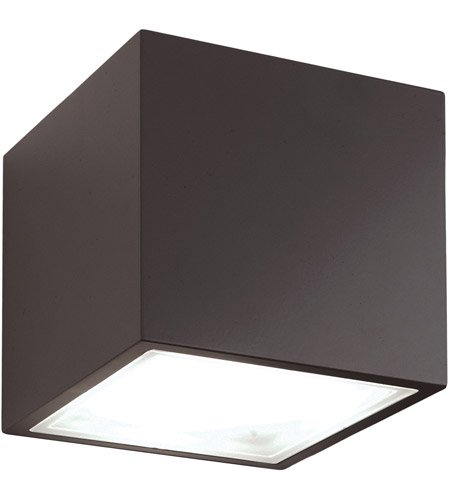 【Modern Forms】アメリカ・デザイン照明シーリングライト「Bloc」 LED ブロンズ（W139×D114×H83mm）