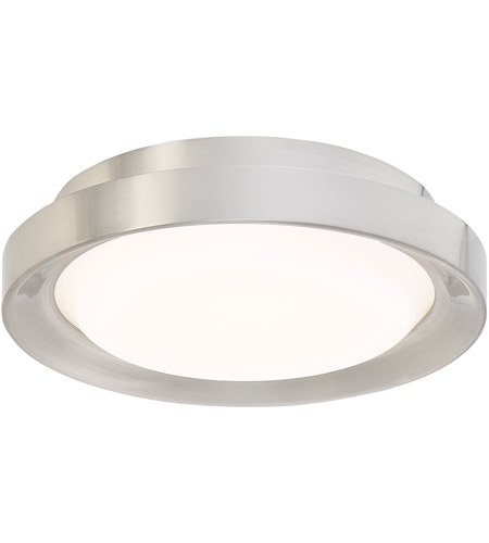 【Modern Forms】アメリカ・デザイン照明シーリングライト「Luma」 LED  ブラッシュドニッケル（Φ254×H60mm）