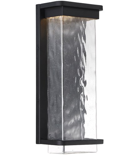 【Modern Forms】アメリカ・ デザイン照明 屋外用 ウォールランプ「Vitrine」 LED  ブラック（W165×D101×H304mm）