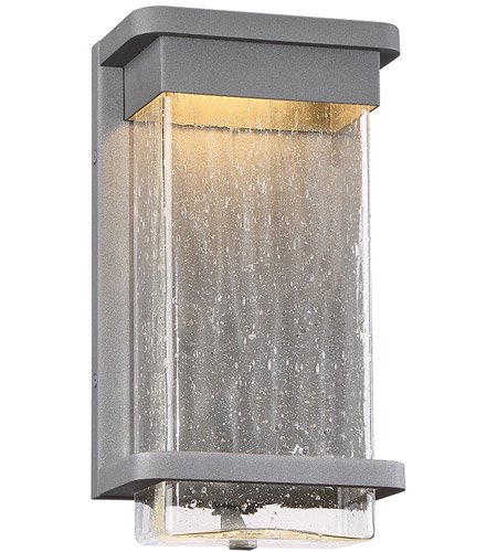 【Modern Forms】アメリカ・ デザイン照明 屋外用 ウォールランプ「Vitrine」 LED  グラファイト（W165×D101×H304mm）