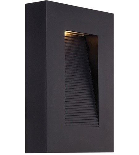 【Modern Forms】アメリカ・ デザイン照明 屋外用 ウォールランプ「Urban」 LED  ブラック（W177×D50×H254mm）