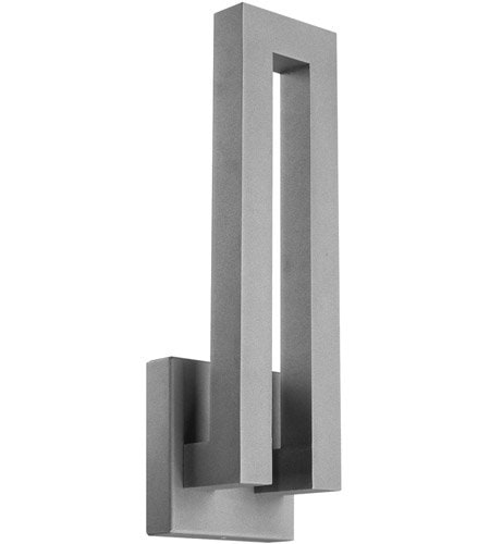 【Modern Forms】アメリカ・ デザイン照明 屋外用 ウォールランプ「Forq」 LED  グラファイト（W127×D101×H457mm）