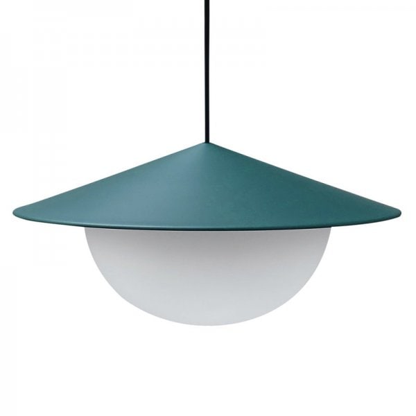 【AGO】「Alley pendant, large, green」デザイン照明ペンダントライト グリーン(Φ340×H158mm)