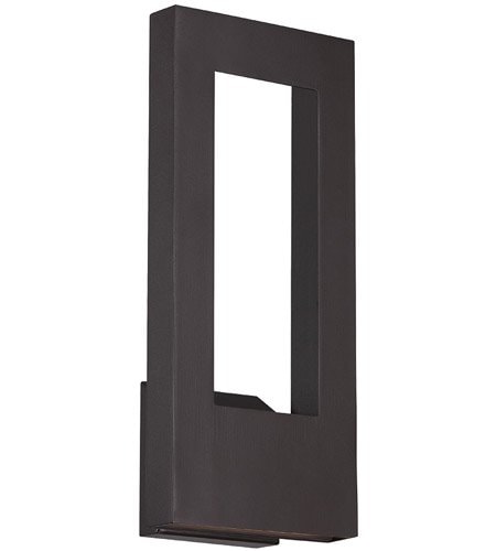 【Modern Forms】アメリカ・ デザイン照明 屋外用 ウォールランプ「Twilight」 LED  ブロンズ（W177×D101×H406mm）