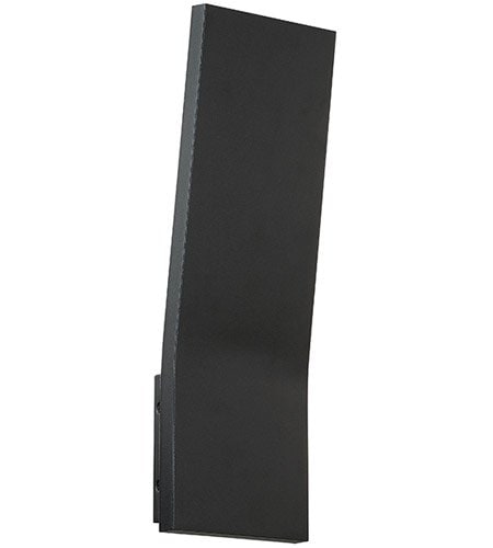 【Modern Forms】アメリカ・ デザイン照明 屋外用 ウォールランプ「Blade」 LED  ブラック（W127×D76×H406mm）