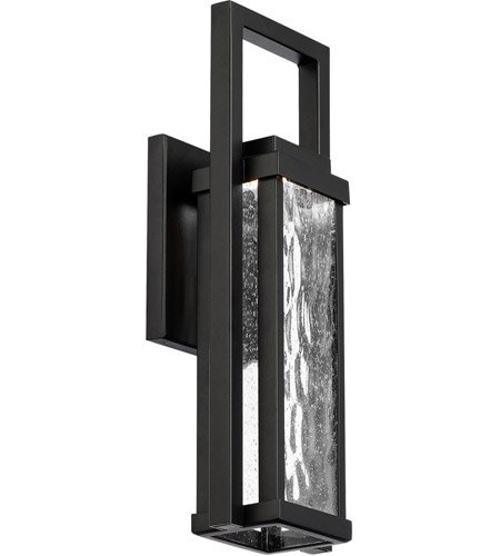 【Modern Forms】アメリカ・ デザイン照明 屋外用 ウォールランプ「Revere」 LED  ブラック（W127×D101×H381mm）