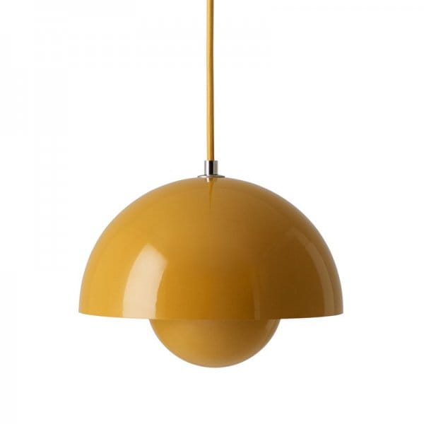 【1台在庫有！】【&Tradition】デンマーク・北欧デザイン照明「Flowerpot VP1 pendant」ペンダントライト マスタード(Φ230×H160mm)