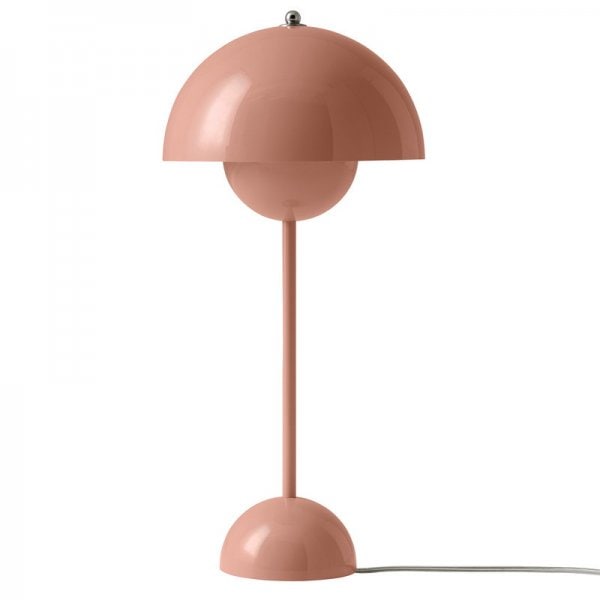 【&Tradition】デンマーク・北欧デザイン照明「Flowerpot VP3 table lamp」テーブルランプ ベージュレッド(Φ230×H500mm)