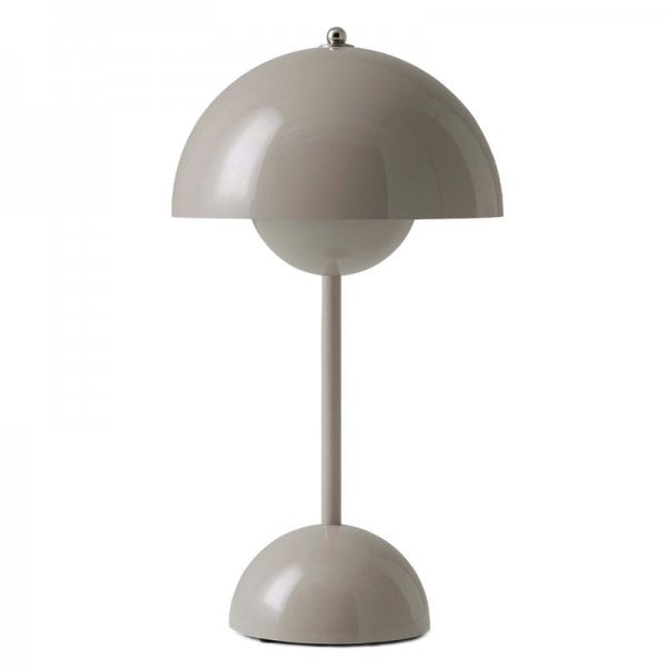 【1台在庫有!】【&Tradition】デンマーク・北欧デザイン照明「Flowerpot VP9 portable table lamp」テーブルランプ グレーベージュ(Φ160×H295mm)