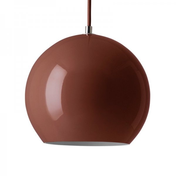 【&Tradition】デンマーク・北欧デザイン照明「Topan VP6 pendant light」ペンダントライト レッドブラウン(Φ210×H190mm)