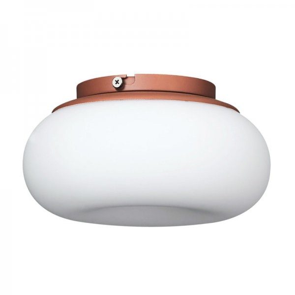 【AGO】「Mozzi ceiling／wall lamp, small, terracotta」デザイン照明シーリング／ウォールライト テラコッタ (Φ190×H100mm)