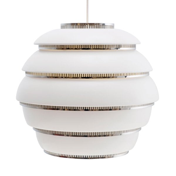 Artek】「Aalto pendant A331 Beehive, white - chrome」デザイン照明