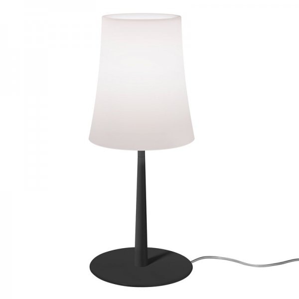【Foscarini】「Birdie Easy table lamp, black」デザイン照明テーブルランプ  ブラック(Φ170×H430mm)