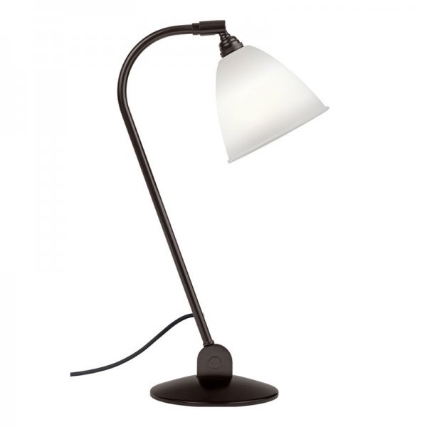 【GUBI】デンマーク・北欧デザイン照明「Bestlite BL2 table lamp」テーブルランプ ブラックブラス-ボーンチャイナ(Φ175×H500mm)