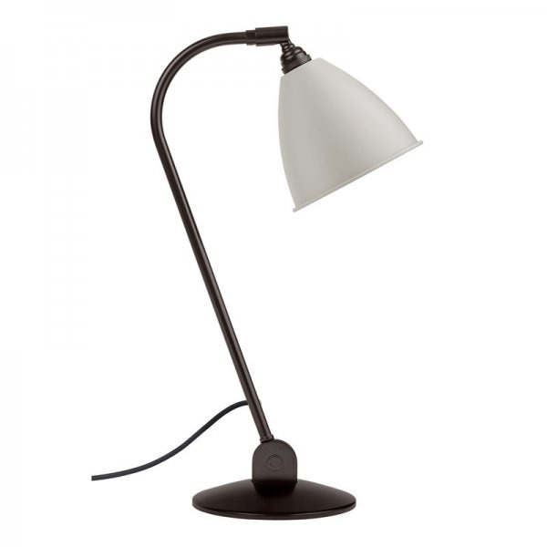 【GUBI】デンマーク・北欧デザイン照明「Bestlite BL2 table lamp」テーブルランプ ブラックブラス-クラシックホワイト(Φ175×H500mm)