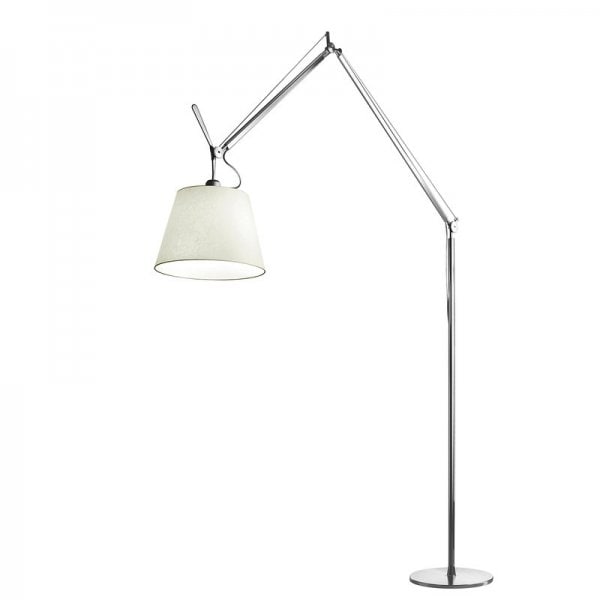 【Artemide】「Tolomeo Mega floor lamp 42cm, aluminium - parchment」デザイン照明フロアランプ パーチメント(Φ420mm)