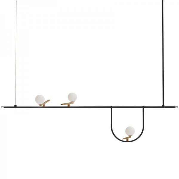 【Artemide】「Yanzi S1 pendant」デザイン照明ペンダントライト　(W1560×D1560×H1040mm)