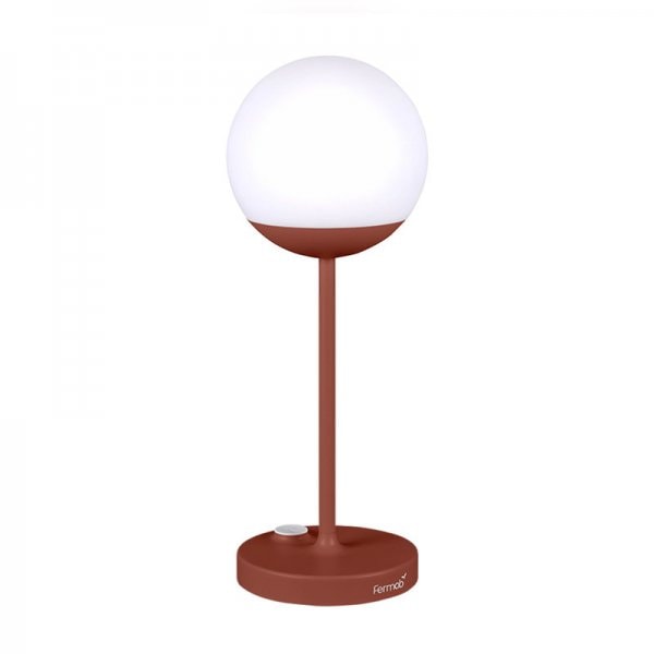 【Fermob】「Mooon! table lamp, red ochre」デザイン照明テーブルランプ レッドオークル(Φ150×H410mm)