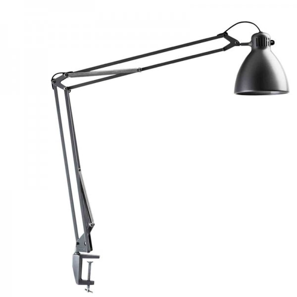 【Luxo】「L-1 desk lamp, aluminium grey」テーブルランプ アルミニウムグレー(Φ160×D1040mm)