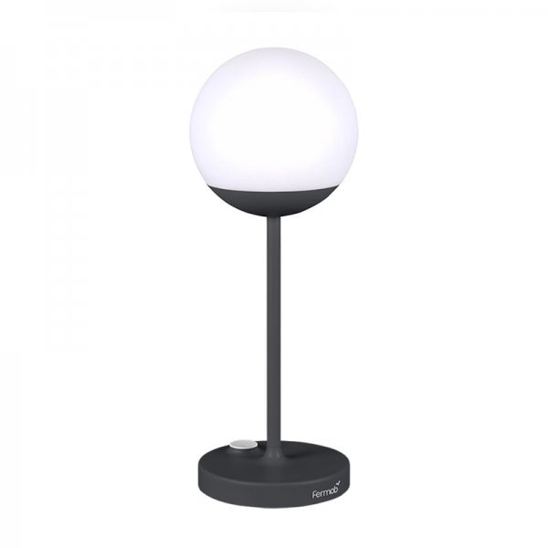 【Fermob】「Mooon! table lamp, anthracite」デザイン照明テーブルランプ アントラシテ(Φ150×H410mm)