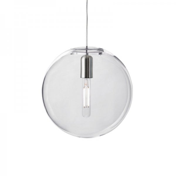 【Design House Stockholm】「Luna pendant, clear, medium」デザイン照明ペンダントライト クリア ミディアム(Φ300mm)