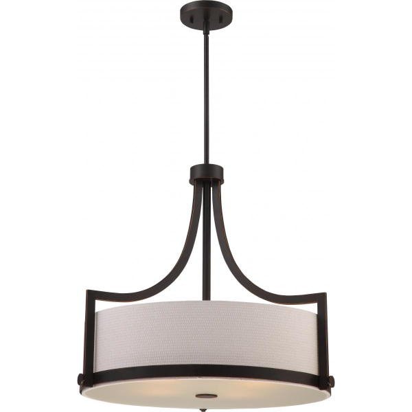 【NUVO】アメリカ・シェードペンダントライト「MEADOW」4灯（W610×H550-1470mm）