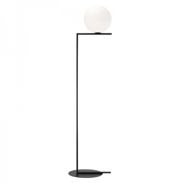 【Flos】「IC F2 floor lamp, black」デザイン照明フロアランプ ブラック(Φ380×H1852mm)