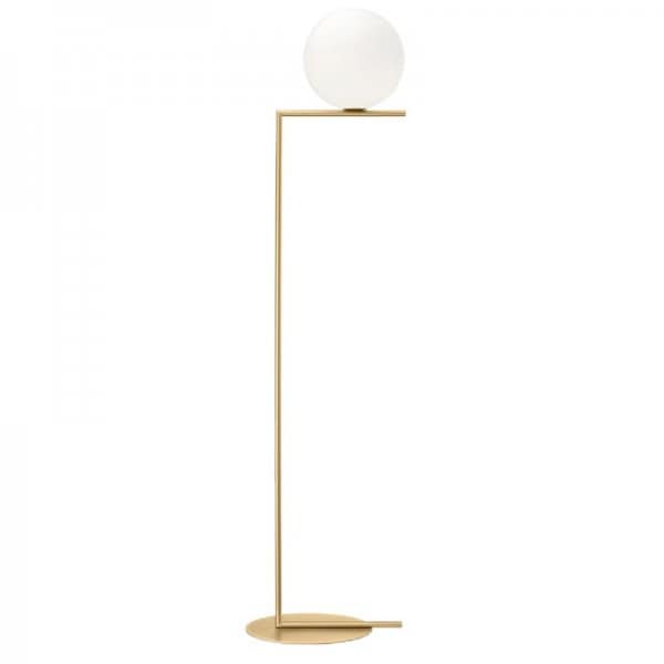 【Flos】「IC F2 floor lamp, brass」デザイン照明フロアランプ ブラス(Φ380×H1852mm)