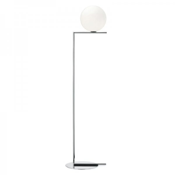 【Flos】「IC F2 floor lamp, chrome」デザイン照明フロアランプ クローム(Φ380×H1852mm)