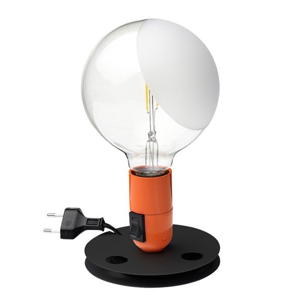 【Flos】「Lampadina table lamp, orange」デザイン照明テーブルランプ オレンジ(Φ125×H240mm)