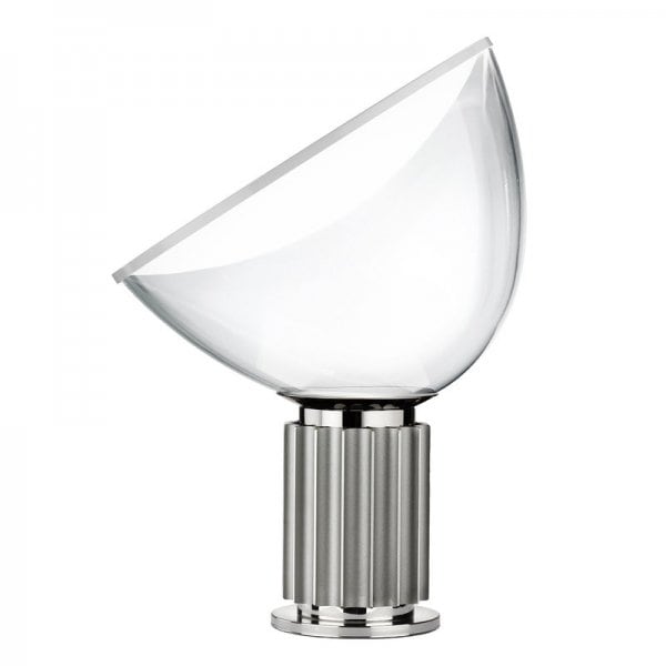 【Flos】「Taccia table lamp, small, silver」デザイン照明テーブルランプ スモール シルバー(Φ373×H485mm)