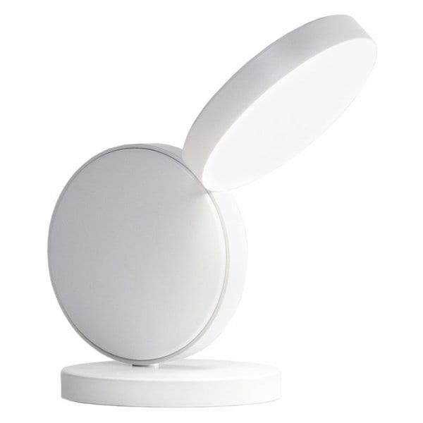 【FontanaArte】「Optunia table lamp 24 cm, white」デザイン照明テーブルランプ ホワイト(Φ130×H240mm)