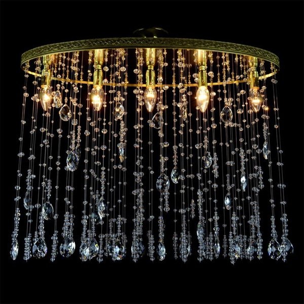 【WRANOVSKY】クリスタルシーリングシャンデリア「Margarita」Gama 5灯(W720×D260×H540mm)