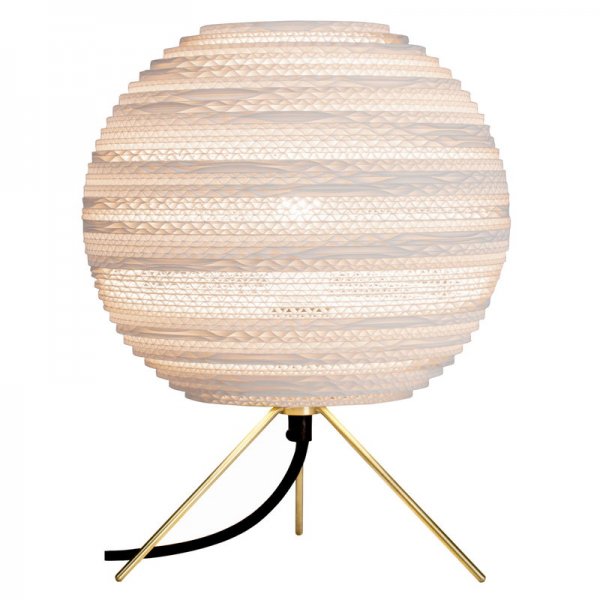 【Graypants】「Moon table lamp, natural」テーブルランプ ホワイト(Φ250×H260mm)