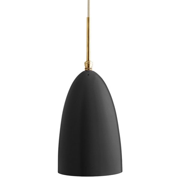 【GUBI】デンマーク・北欧デザイン照明「Gräshoppa pendant lamp」ペンダントライト ジェットブラック（Φ150×H230mm)