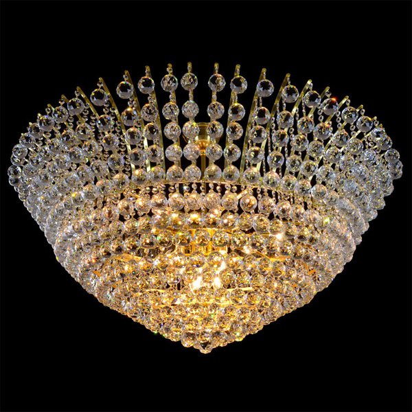 【WRANOVSKY】クリスタルシーリングシャンデリア「Nice」 15灯 (W1500×H600mm)