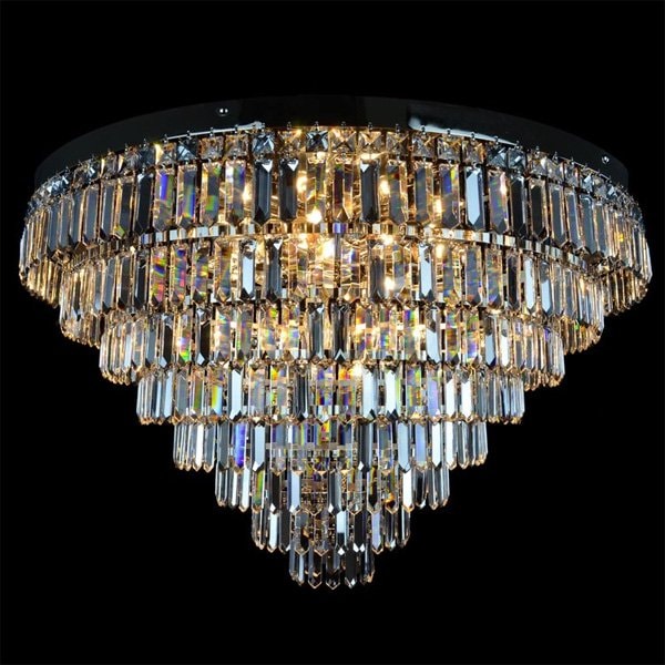 【WRANOVSKY】クリスタルシーリングシャンデリア「Porto」 12灯 (φ800×H450mm)