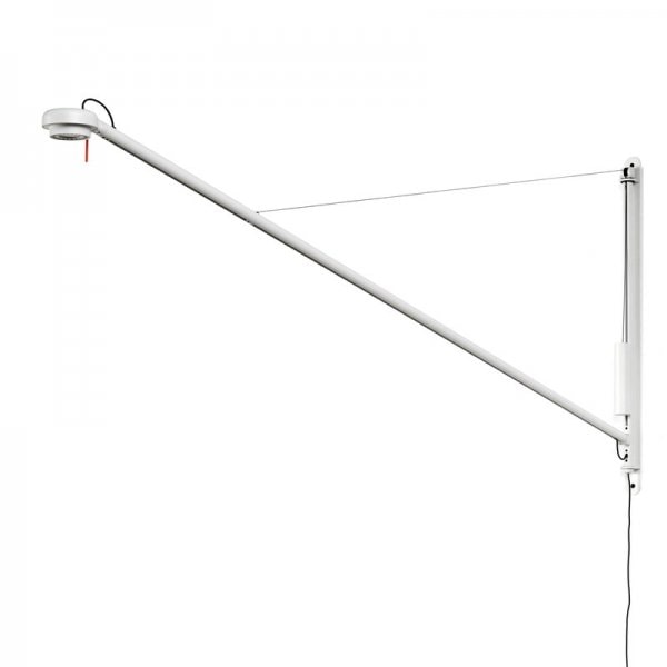 【HAY】「Fifty-Fifty wall lamp, cream white」ウォールランプ クリームホワイト（W75×D1870×H670mm）