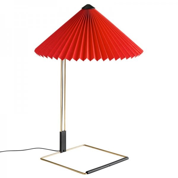 【HAY】「Matin table lamp, large, bright red」テーブルランプ ブライトレッド(Φ380×H520mm)