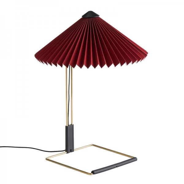 【HAY】「Matin table lamp, small, oxide red」テーブルランプ オキサイドレッド(Φ300×H380mm)