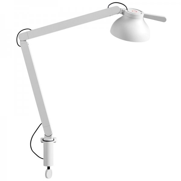 【HAY】「PC table lamp with clamp, double arm, grey」テーブルランプ グレー(W140×D550×H605mm)